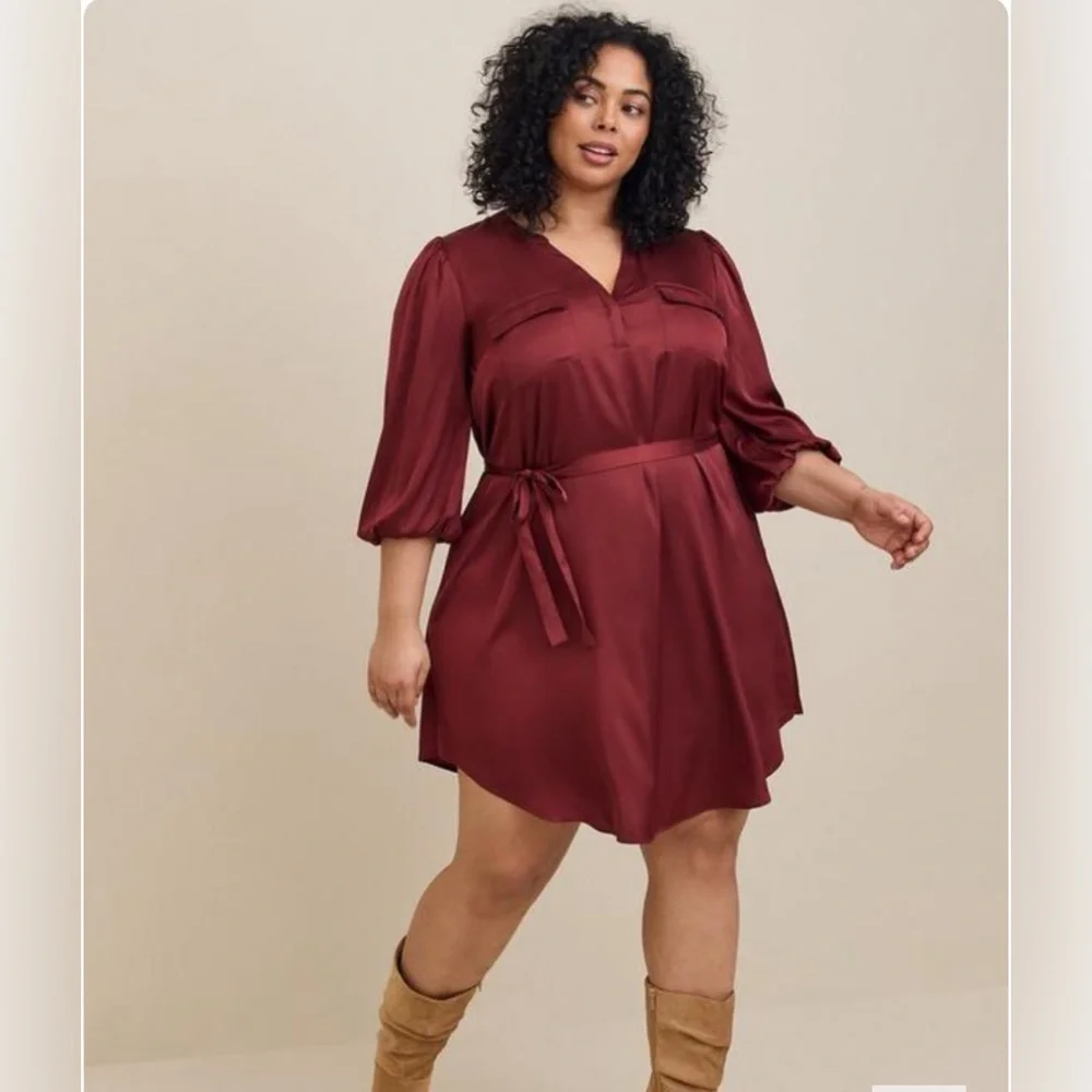 TORRID Mini Charm Pullover Belted Dress New With tags size 3X